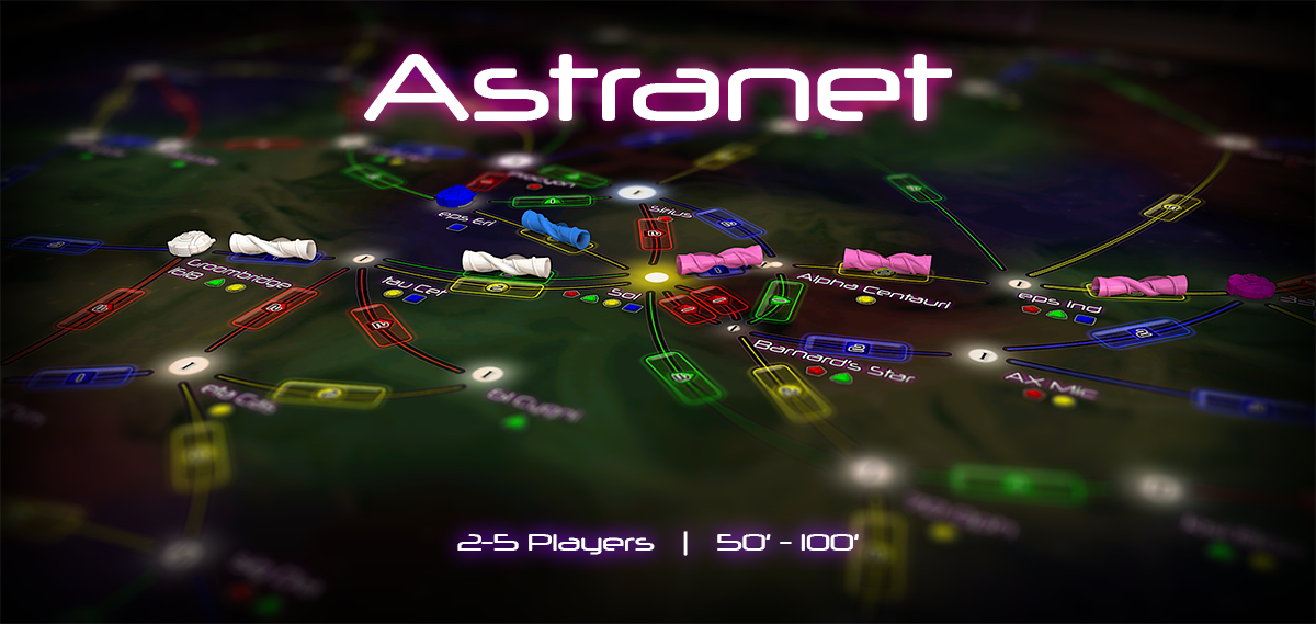 Astranet — prototype board and components